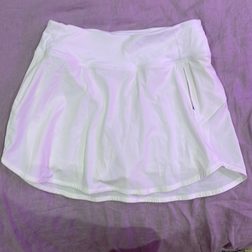 Outdoor voices white tennis skirt